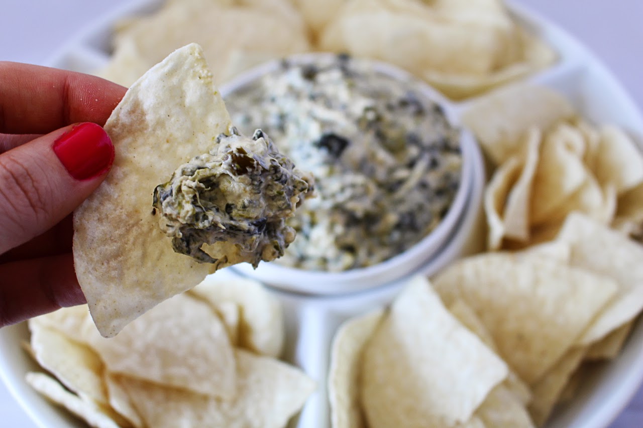 Kylee's Kitchen Slow Cooker Spinach Jalapeño Dip