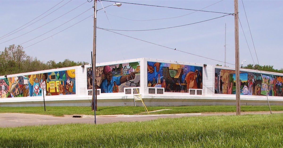 The Great Mural Wall of Topeka Mural Postcards
