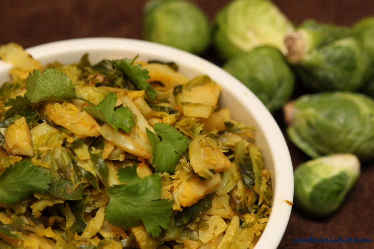 Cooks Joy Simple Brussels Sprouts Curry