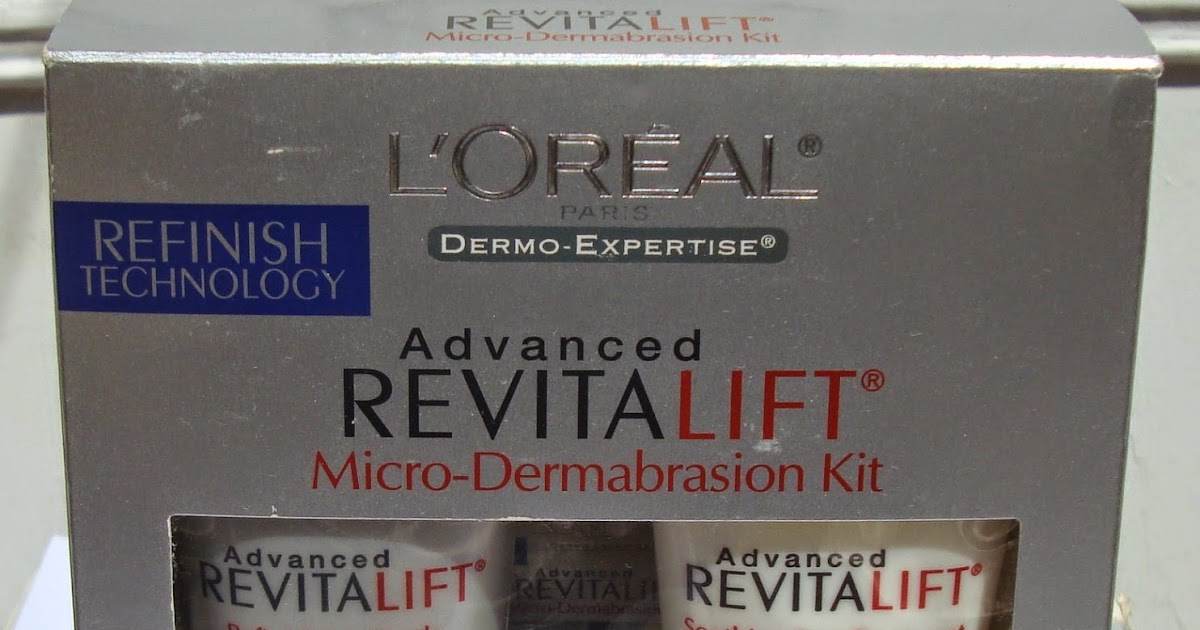 little white truths L'Oreal Advanced Revitalift Microdermabrasion Kit review