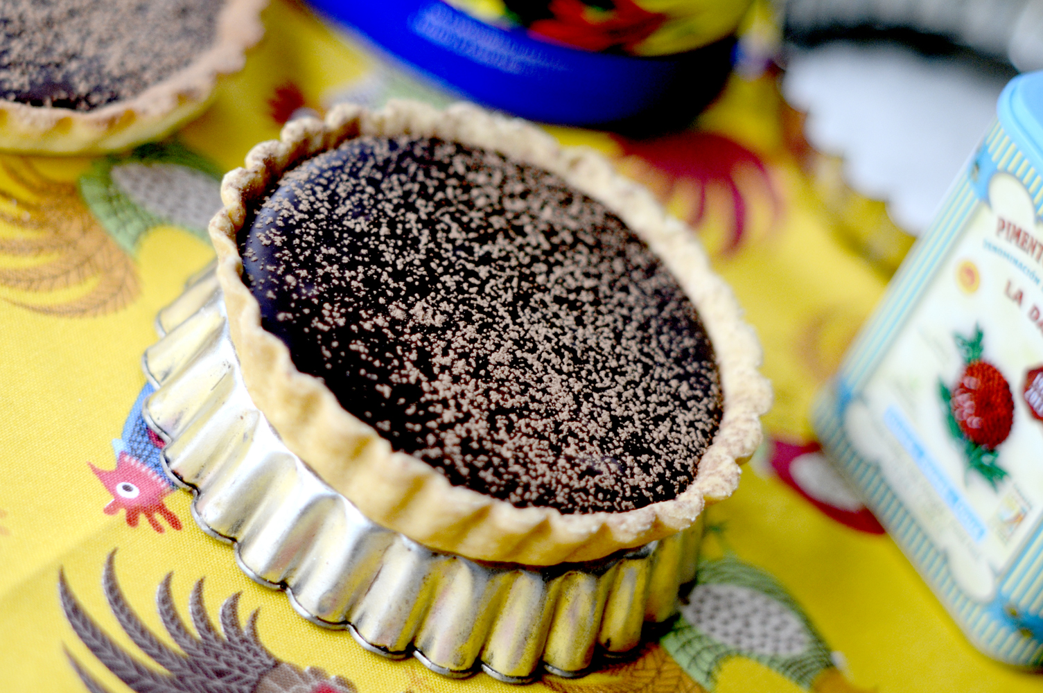Yasmin Limbert CINNAMON & CHILLI CHOCOLATE TART