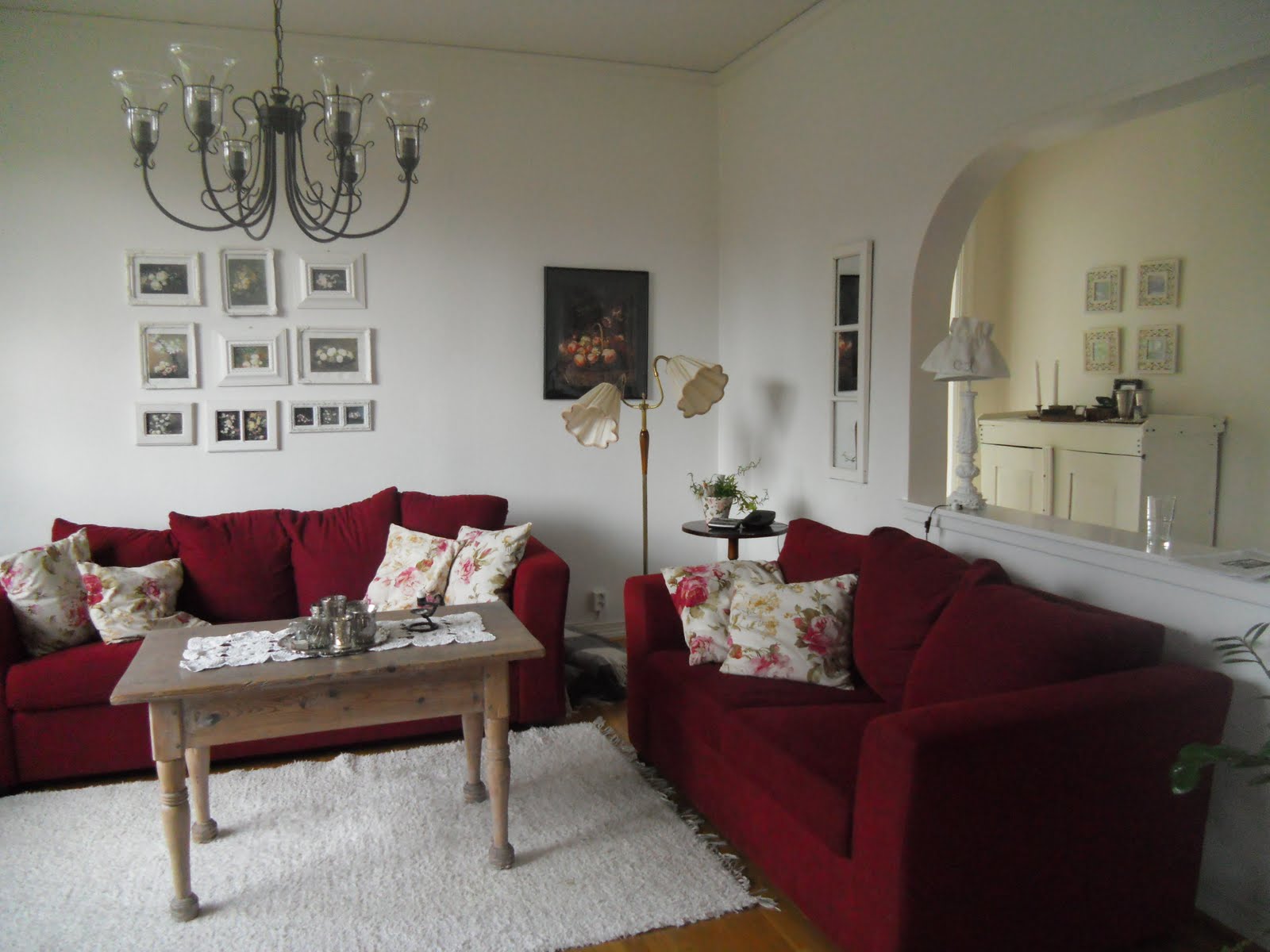 Annas idéer: shabby chic i vardagsrummet