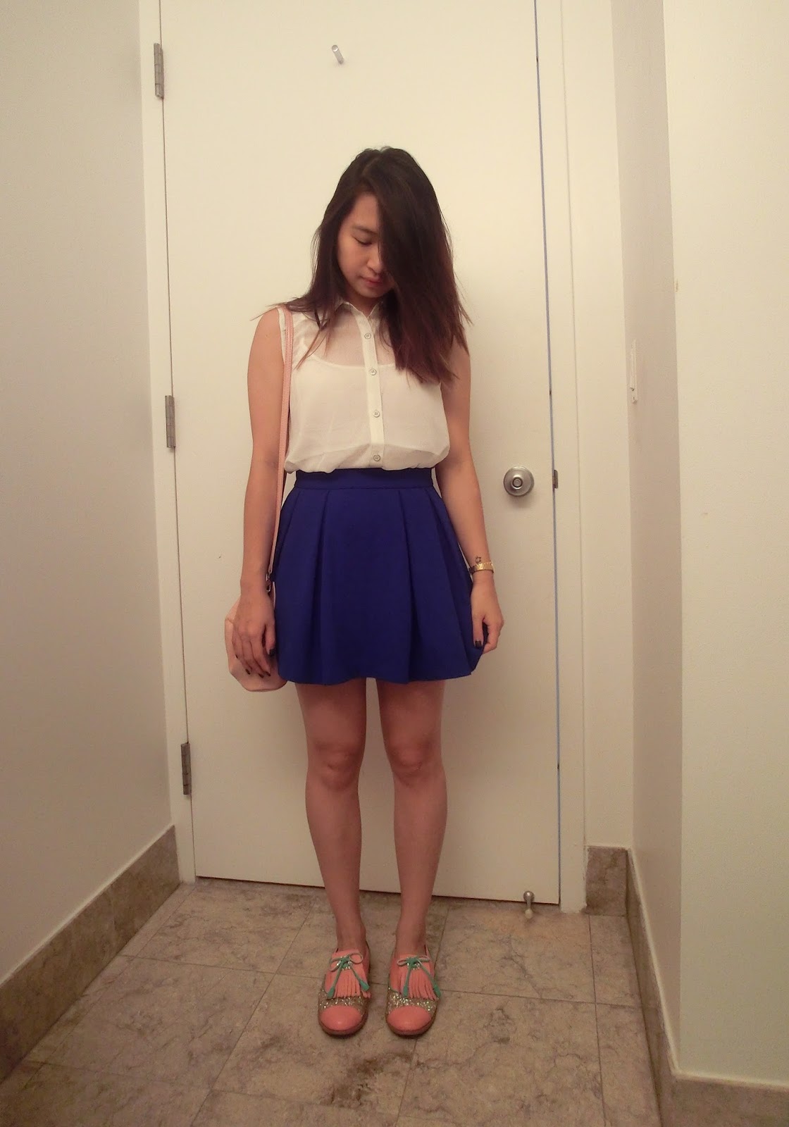 Lazy laundry Royal Blue Skort