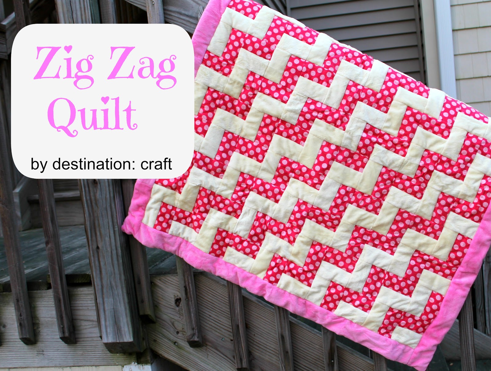 Destination Craft Zig Zag Quilt