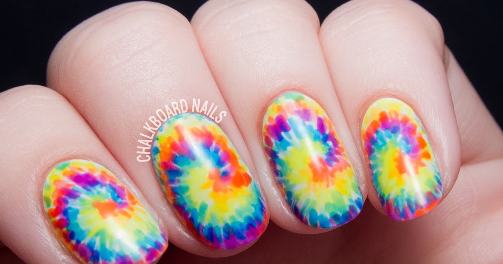 Tie dye your tips with this nail art tutorial and sneak peek from