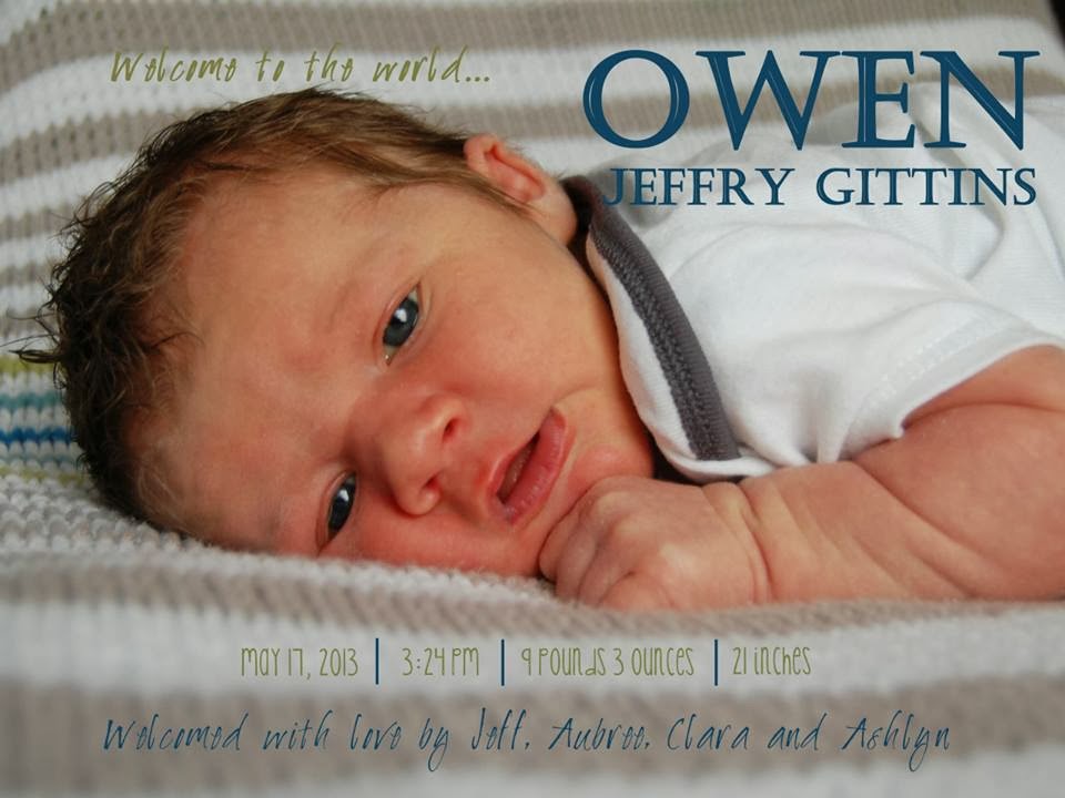 Jeff, Aubree, Clara, Ashlyn, and Owen Owen