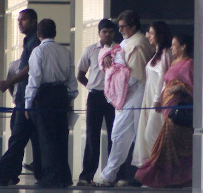Aishwarya Rai with her mother and baby photo Ash with her mother and baby photo