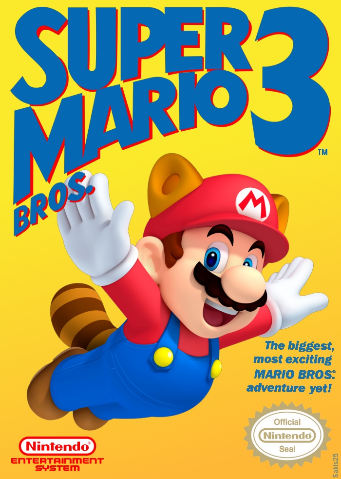 Sakis25 Games Super Mario Bros 3 New Box Art