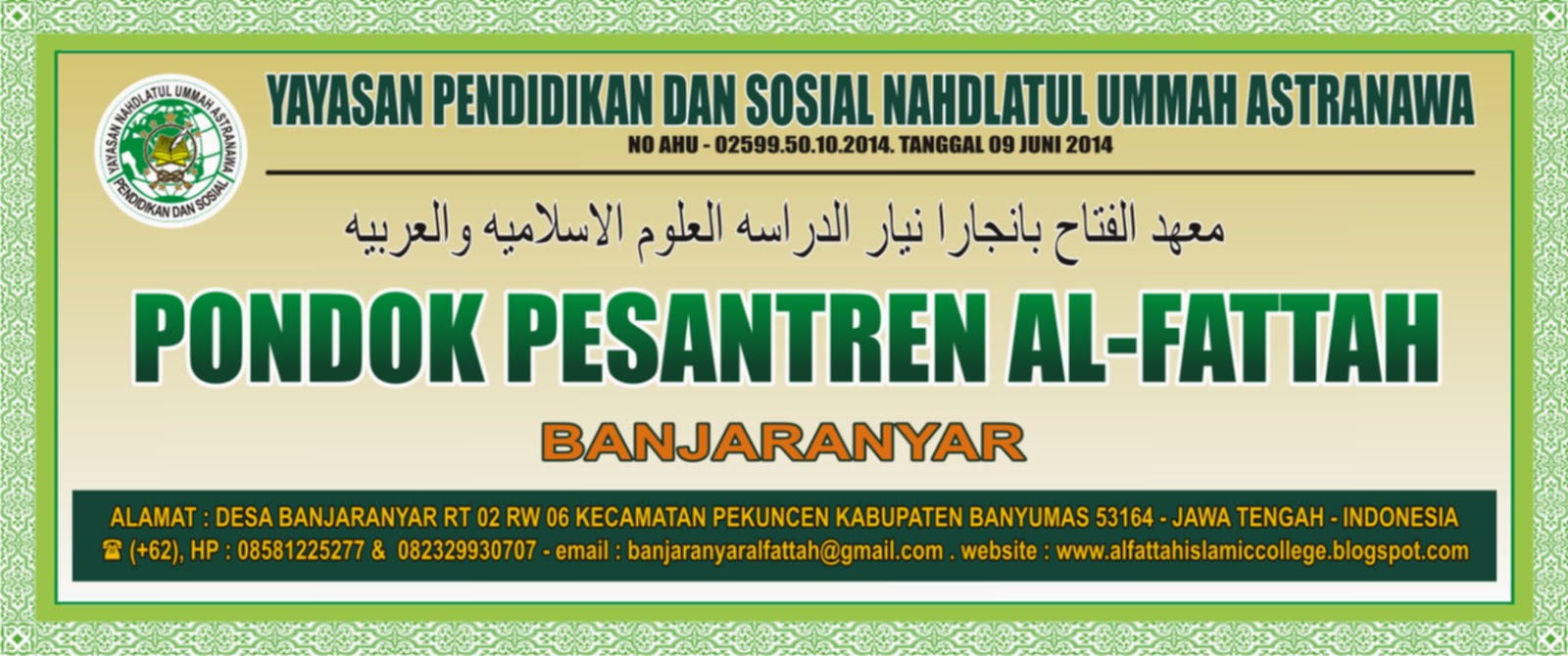 Desain banner ponpes.cdr