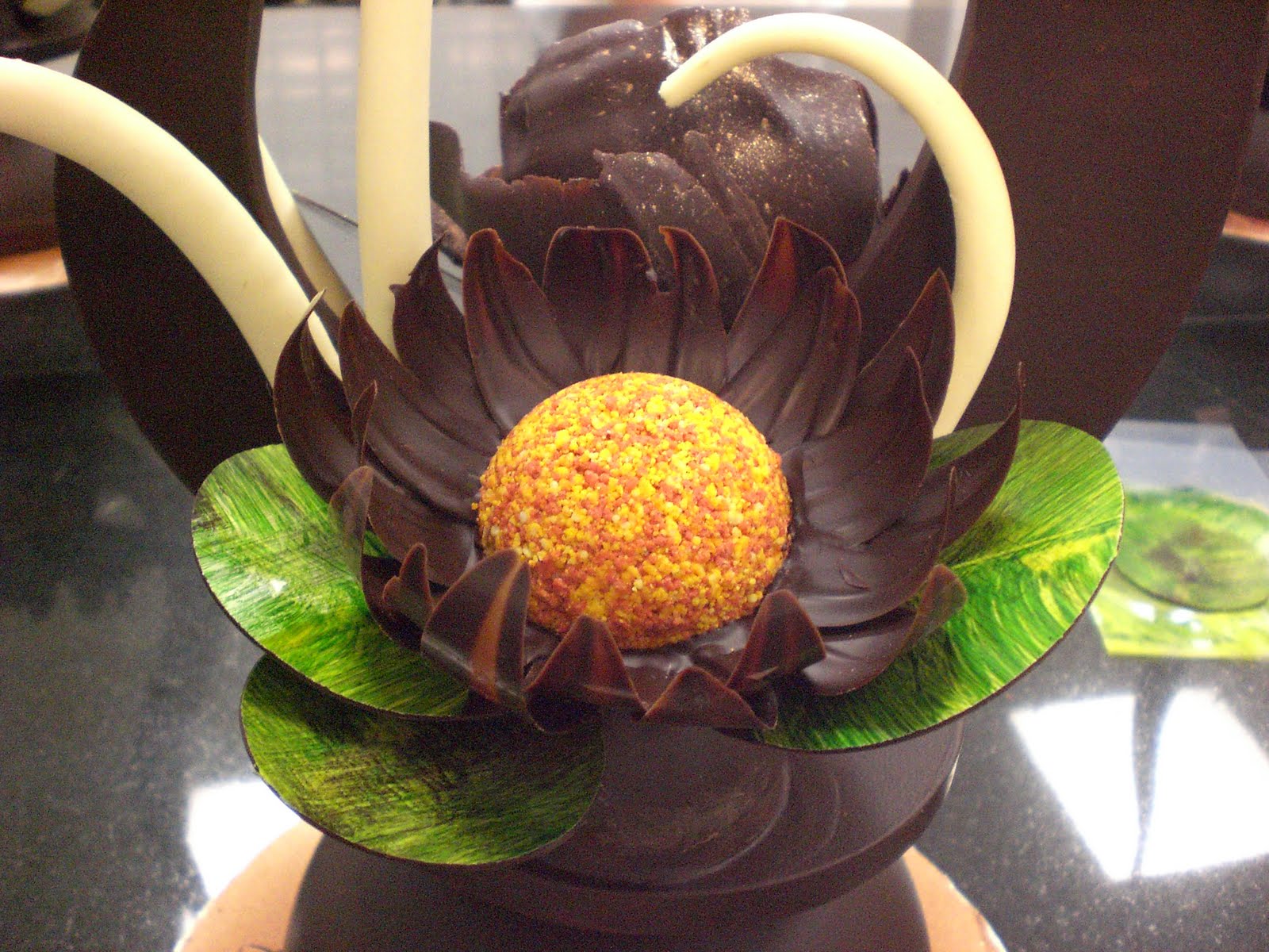 Baking Blind Chocolate Showpiece
