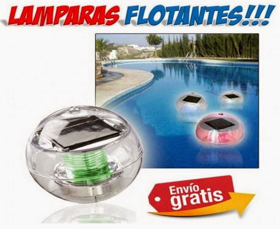 regalos y gadgets originales y baratos lamparas flotantes luz solar para iluminacion de piscinas