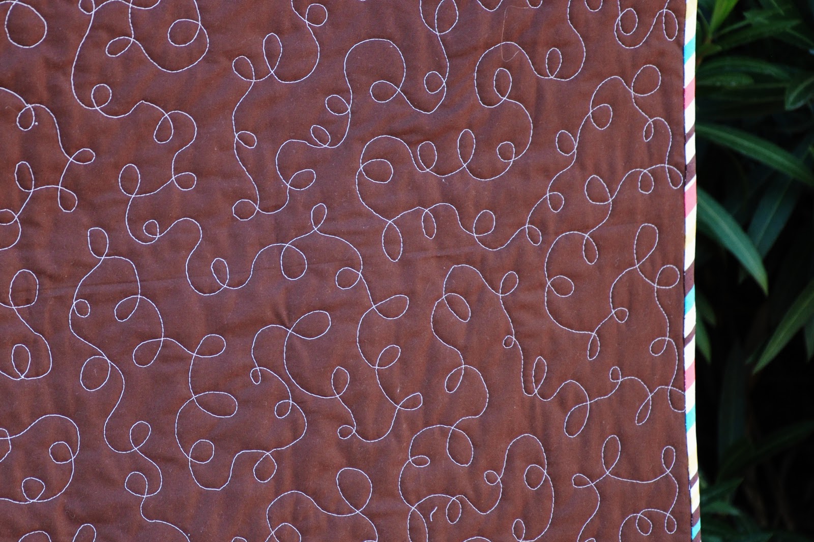 Charley, Dee, & Me Basket Weave Baby Quilt