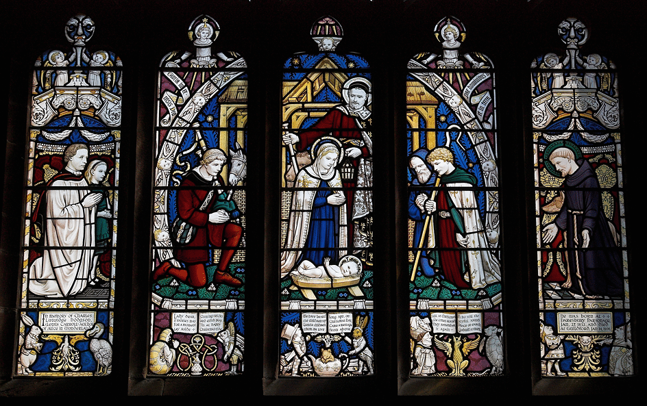 Daresbury Church Stained Glass Window Daresbury Church Stained Glass Window