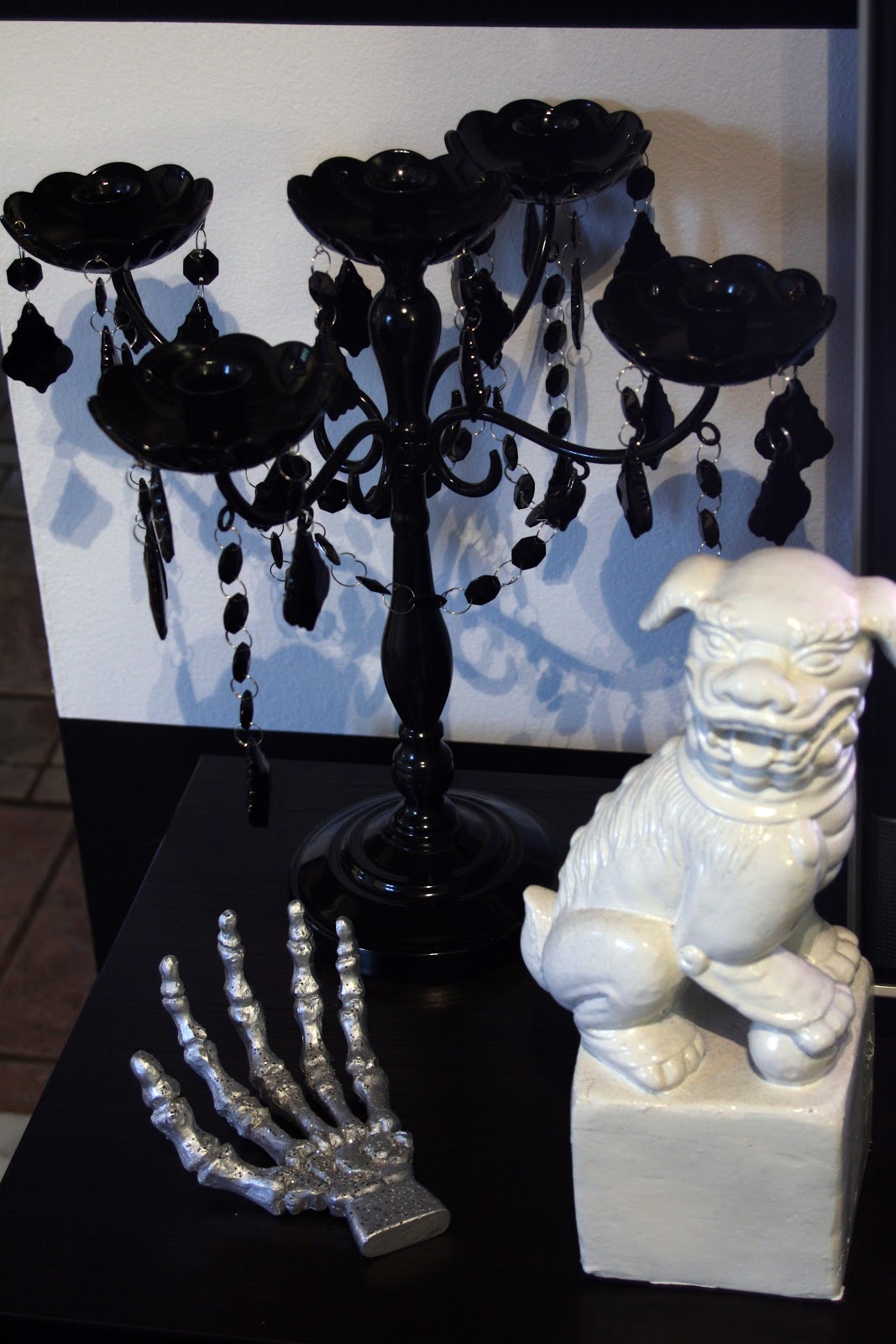 If It's Not Baroque... Knock Off Z Gallerie Skeleton Hand and It Is