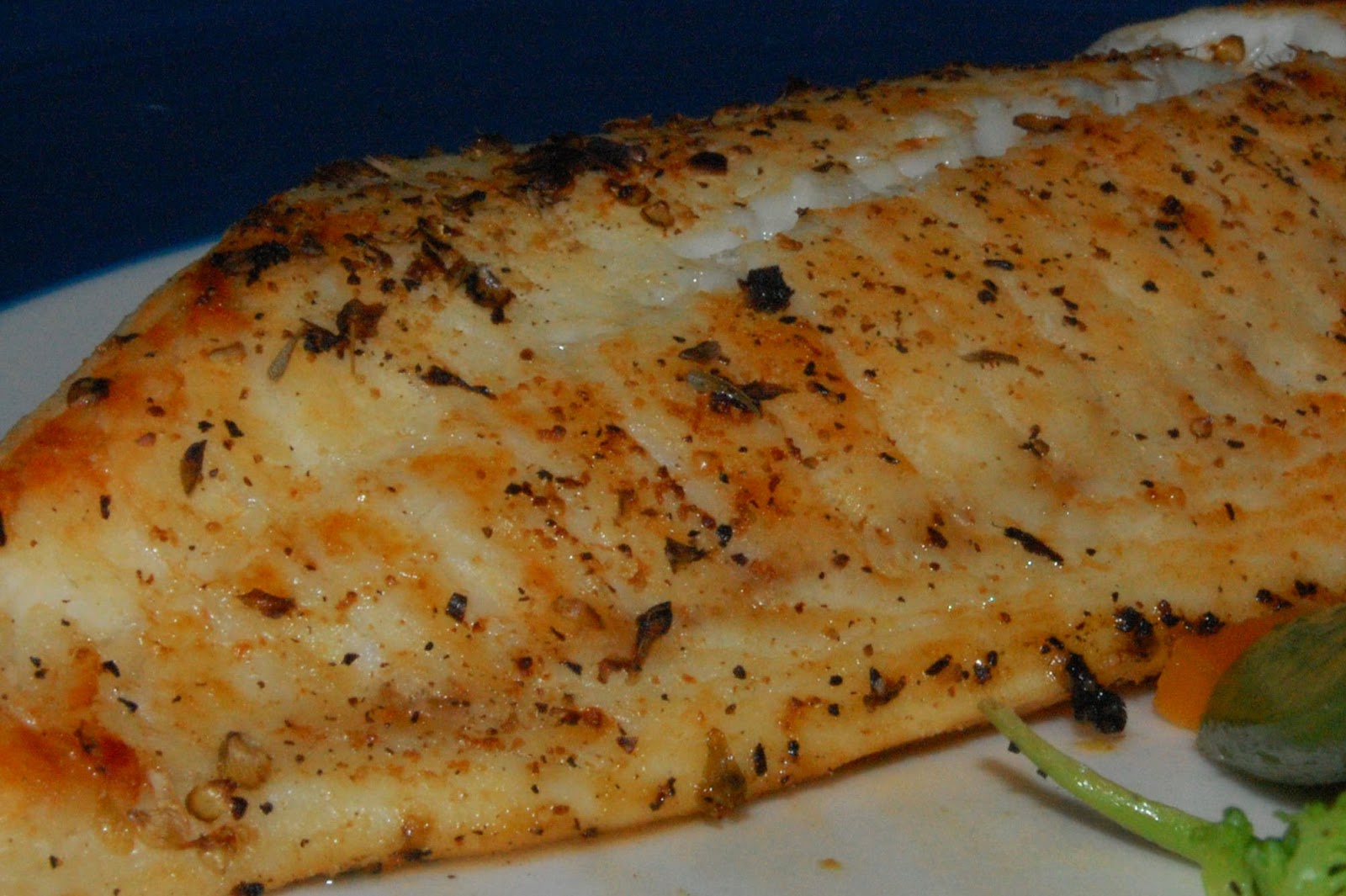 Jill's Edible Endeavors Broiled Tilapia