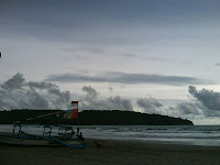 Pantai Pangandaran, Hujan dan Mendung Pantai Pangandaran, Hujan dan Mendung