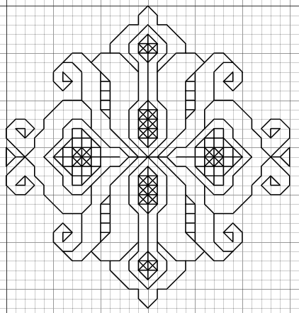 Free Blackwork Embroidery Charts