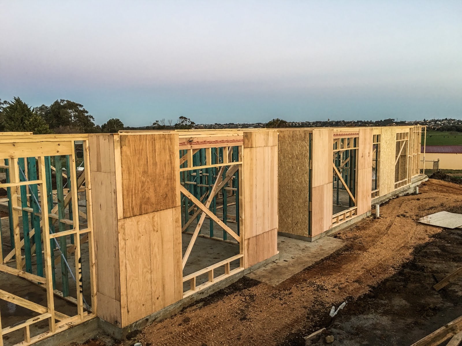 YourBuilds Our House Build Framing Plywood Bracing
