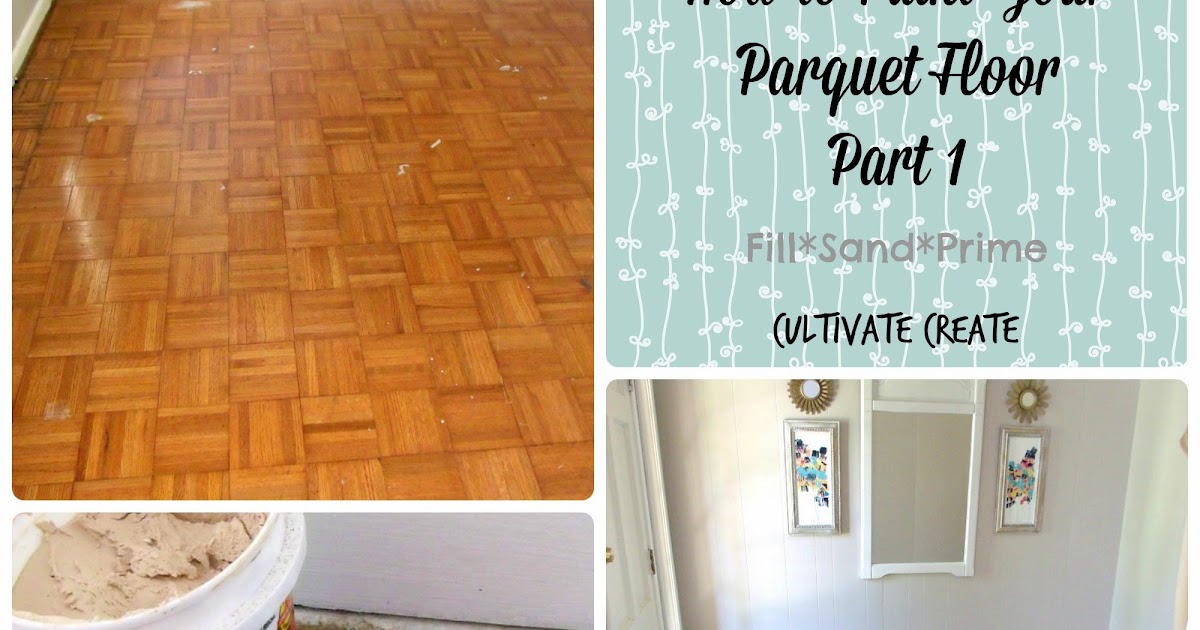 Cultivate Create Painted Parquet Floor