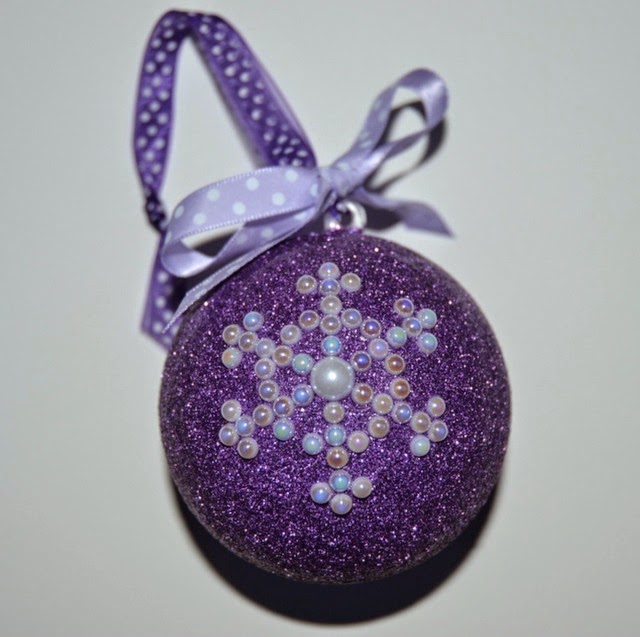 Creative Hobby Supplies Pretty Glitter Baubles