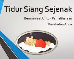 manfaat tidur siang manfaat tidur siang
