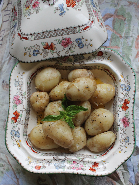 Best Jersey royals with butter and herbs recipe