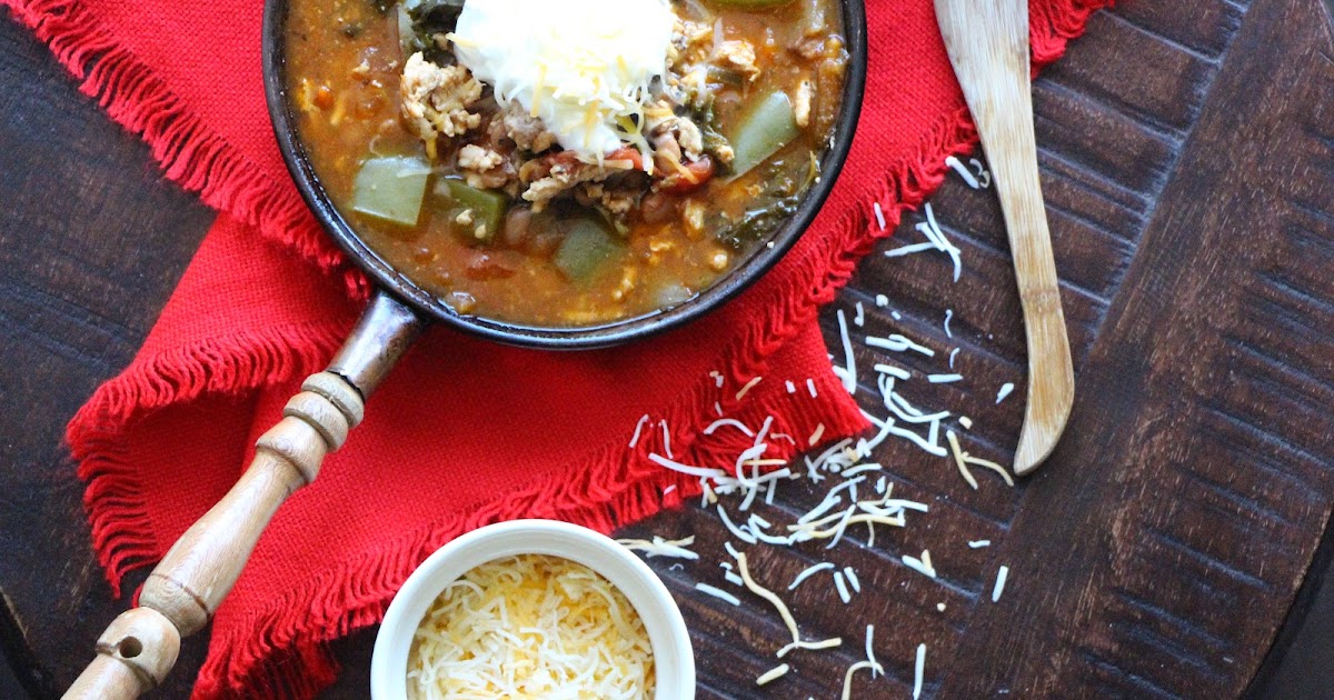 Spicy Turkey and Kale Chili Breakfast At Carol's