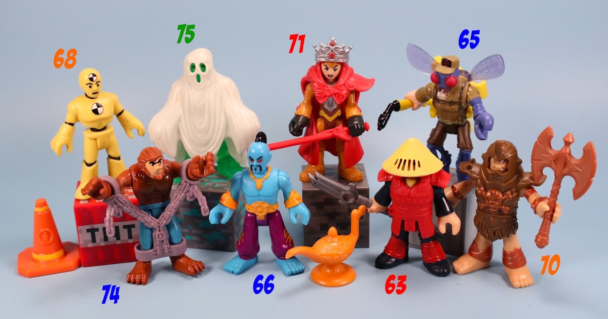 The Toy Museum imaginext Series 5 Mystery Figures and Codes! Skeleton