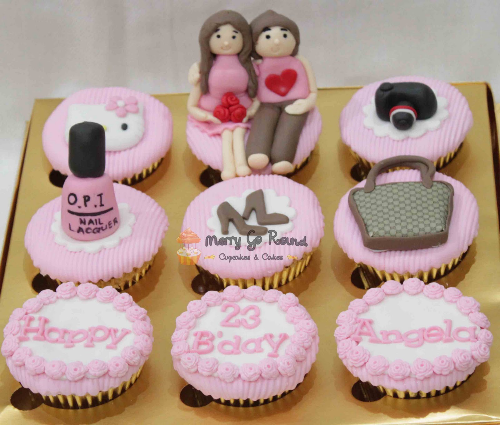 Merry Go Round Cupcakes & Cakes Customize Birthday Cupcakes