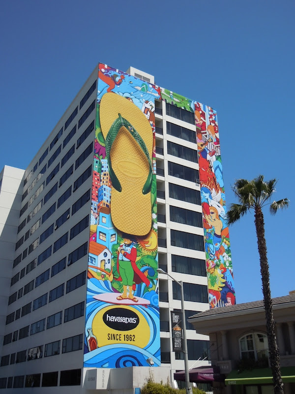 Havaianas flip-flop billboard Sunset Strip Havaianas flip flop billboard Sunset Strip