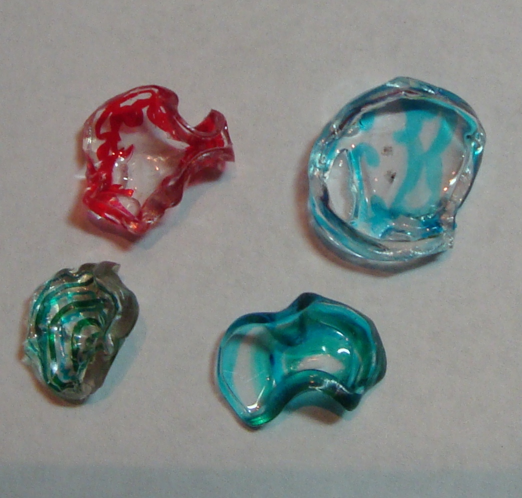Small Packages How to make glass art from plastic