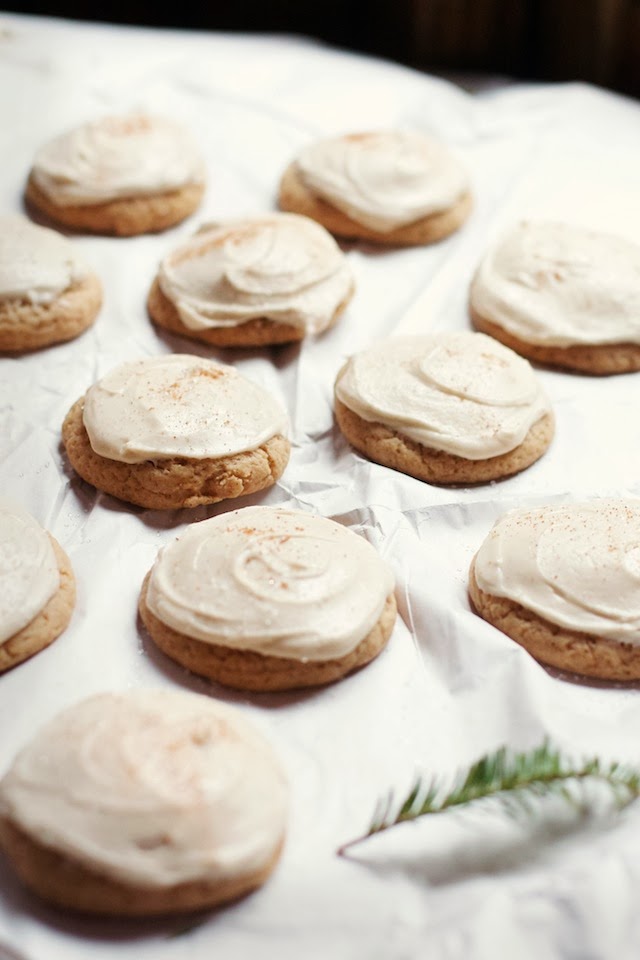 Half Full: Frosted Eggnog Cookies