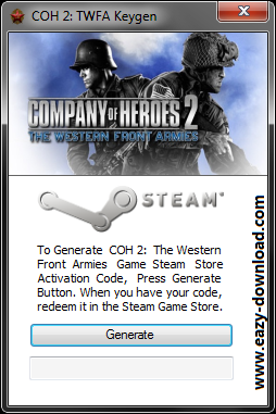 Keygen Company of Heroes 2: The Western Front Armies Keygen