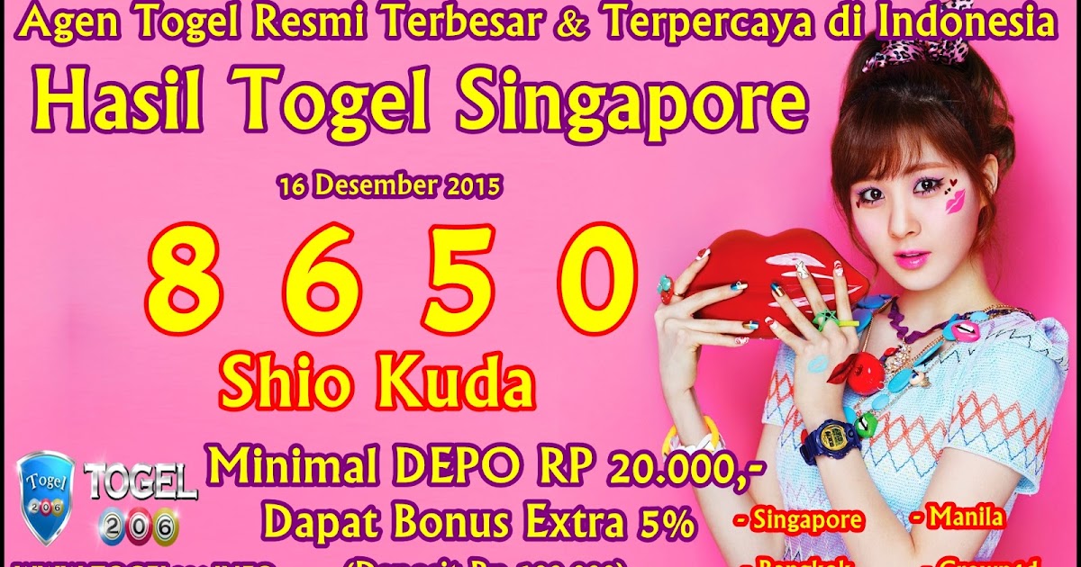 &quot; Hasil Togel SINGAPORE Rabu 16 Desember 2015 &quot; Nomor 206