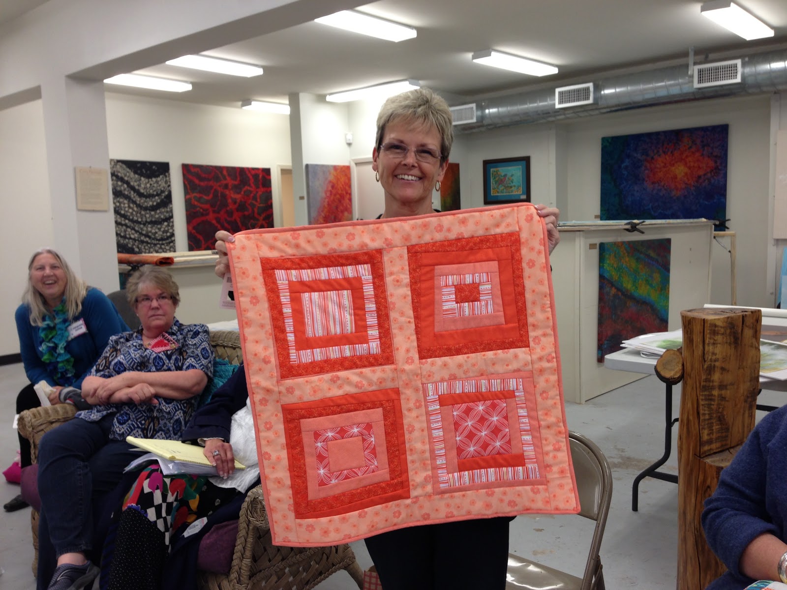 Fort Worth Modern Quilt Guild Wonky Paint Chip Challenge