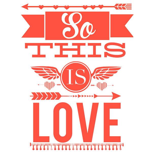 So This Is Love… {Free Printable}  from Blissful Roots