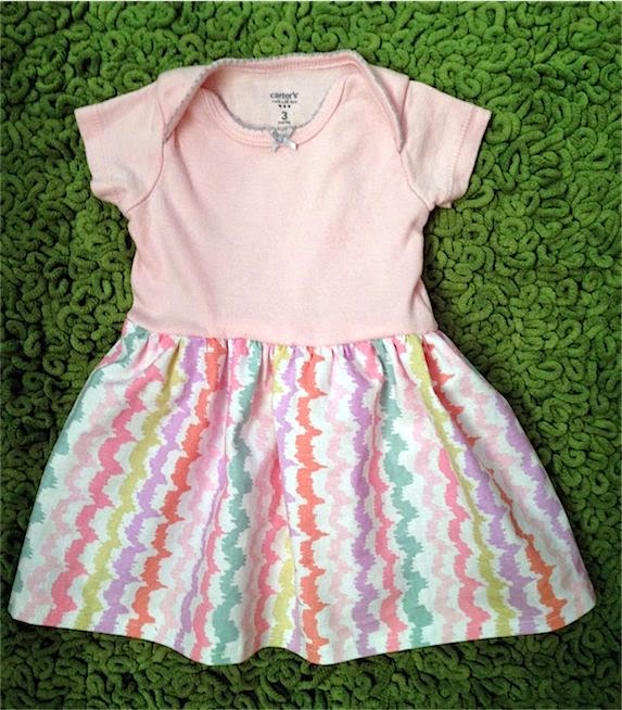 The Pursuit of Happiness DIY Baby Onesie Dress