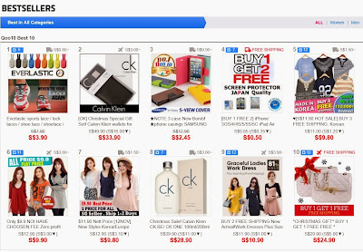 Best Sellers at qoo10