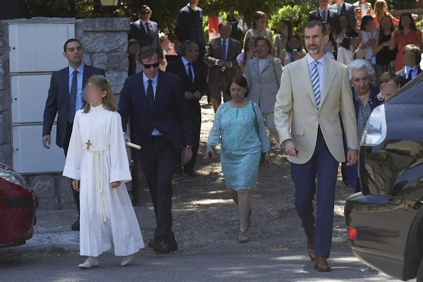 King Felipe of Spain, Queen Letizia of Spain and Princess Leonor of Spain, Princess Sofia of Spain and Queen Sofía