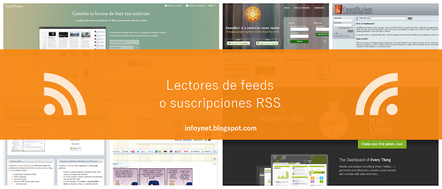 Lectores de feeds o suscripciones RSS
