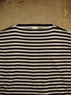 TOUJOURS "Crew Neck & Boat Neck Shirt-Giza Cotton Border Jersey" Spring/Summer 2015 SUNRISE MARKET