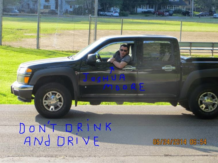 The Brady Lake Village residents against Drunk Driving poster boy-Joshua Moore.