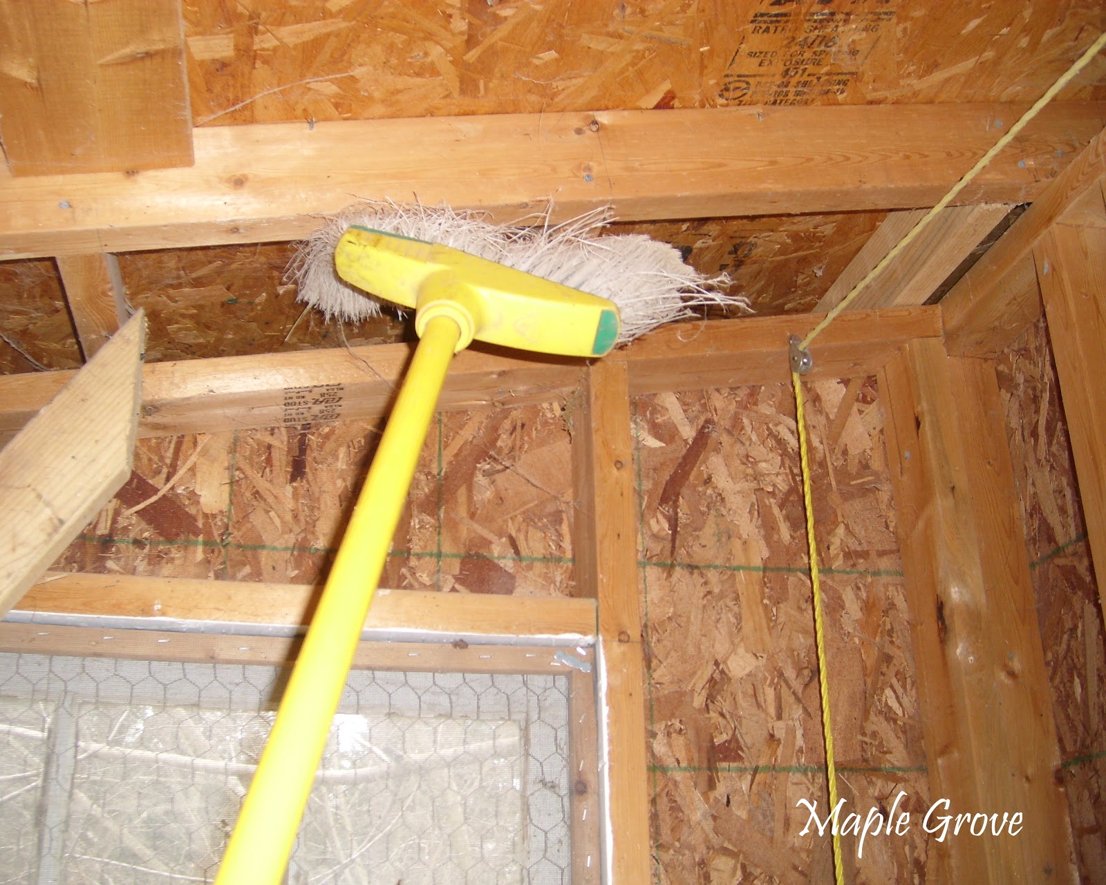 Maple Grove Cleaning the Hen House
