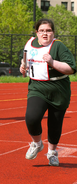 SPECIAL OLYMPICS ATHLETE IN THE 4X400 M RELAY