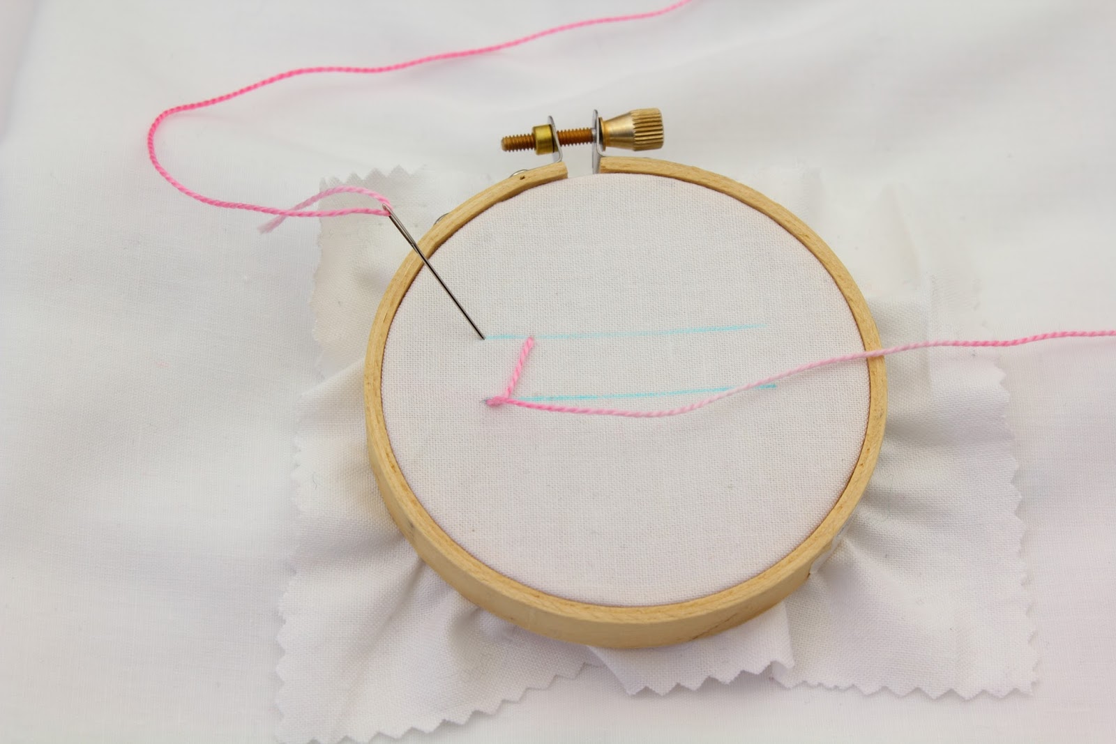 big B Crossed Blanket Stitch