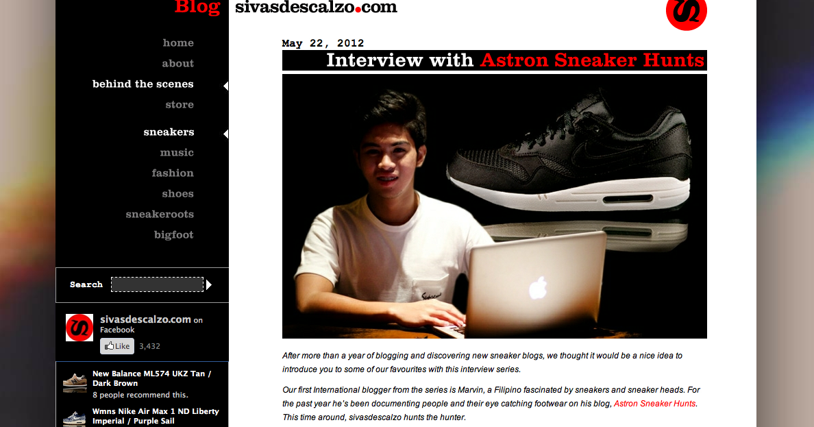 sneaker nice website