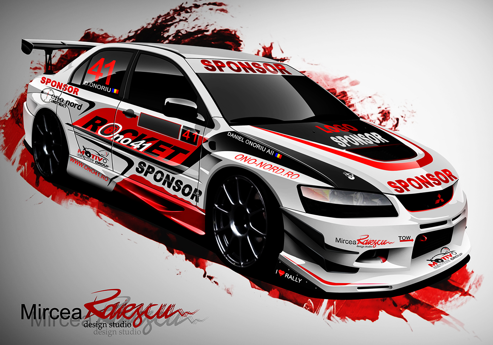 Mircea Raiescu Daniel Onoriu 2013 rally car design