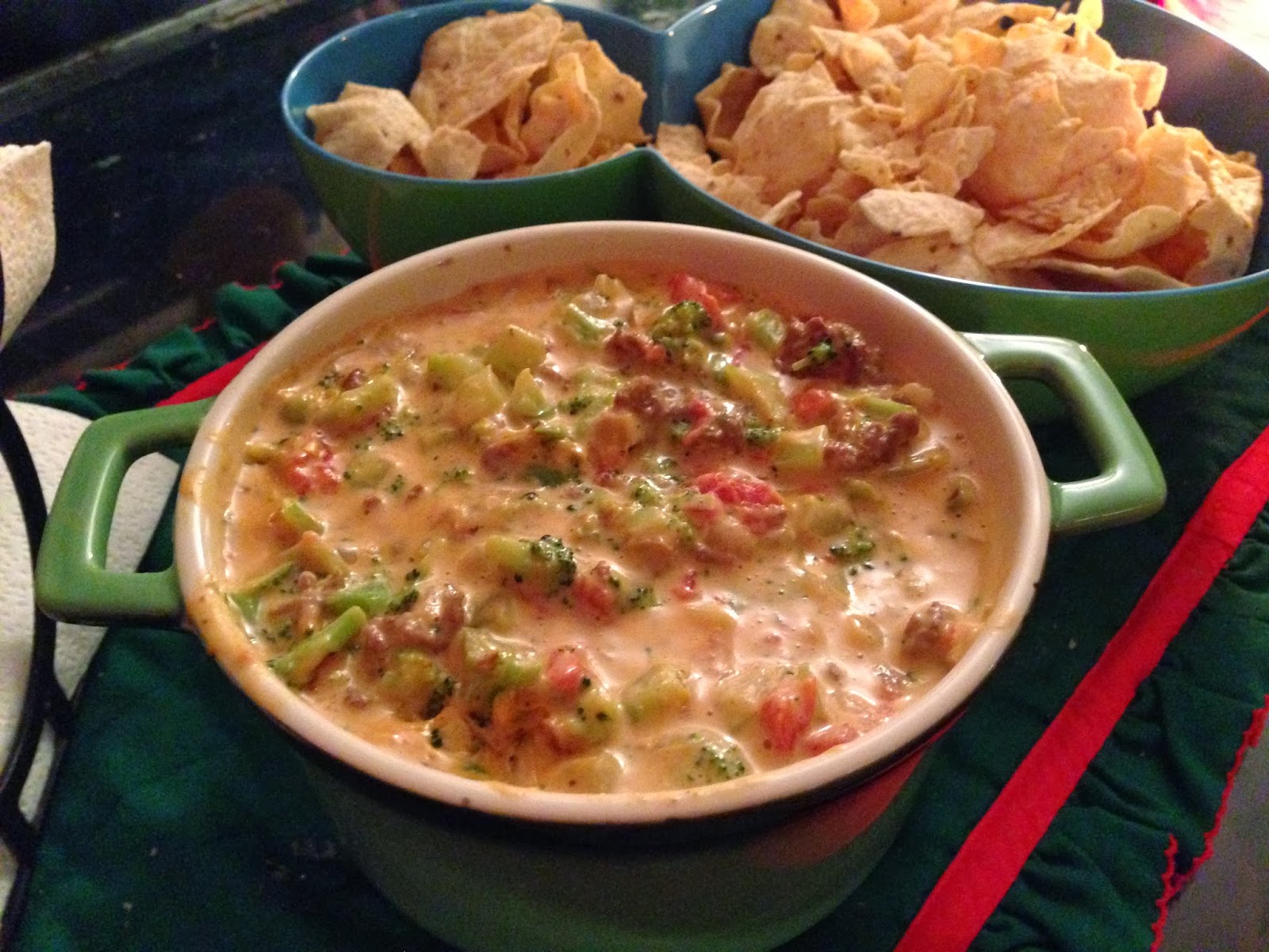 Cooking with Joey Hamburger Broccoli Dip