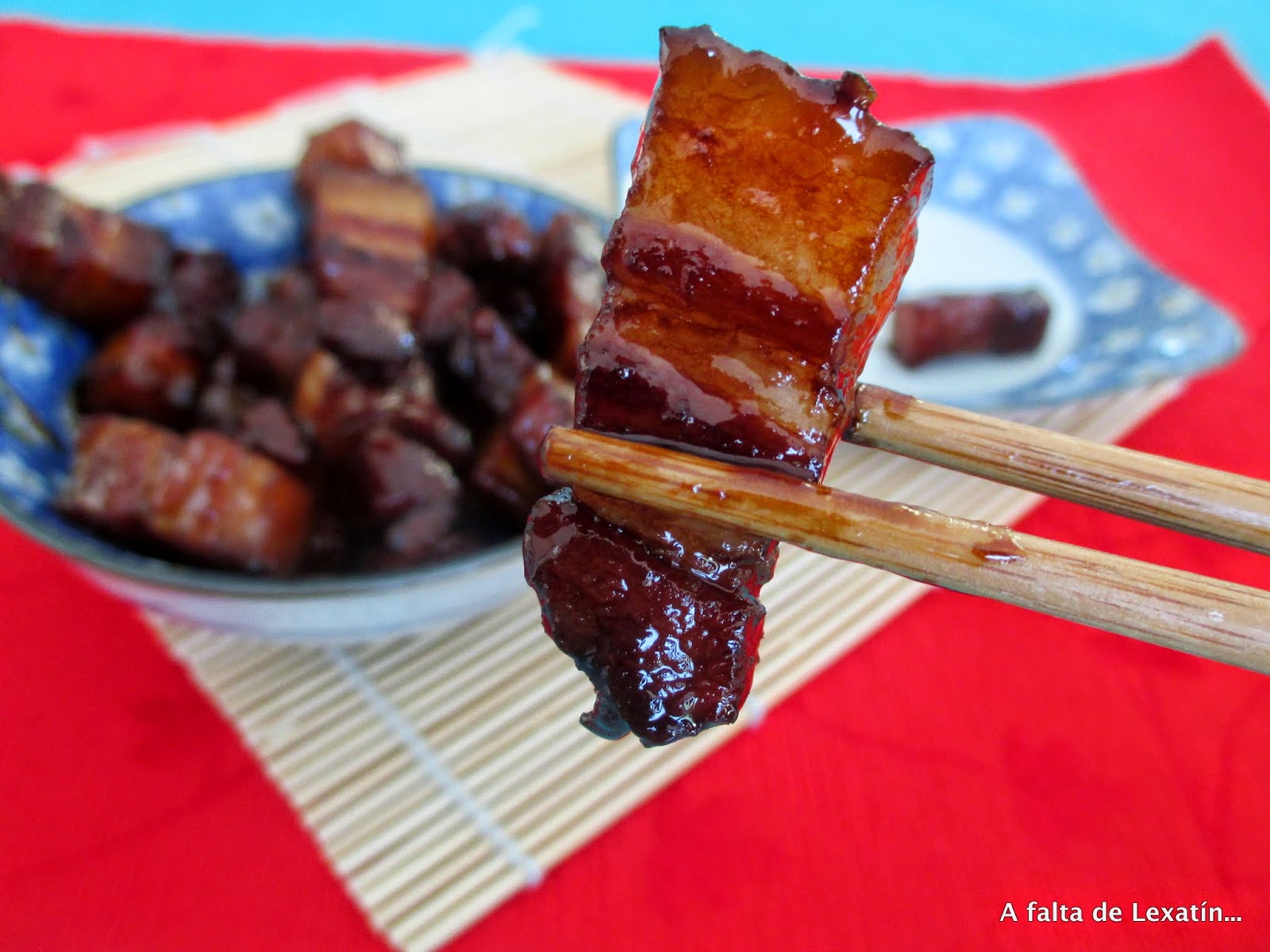 Panceta Estilo Shangai // Shanghai Style Braised Pork Belly
