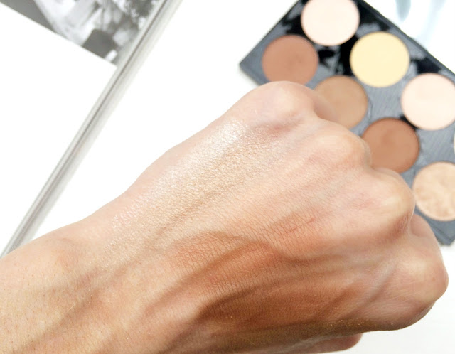 The Makeup Revolution Ultra Contour Palette Review The Makeup Revolution Ultra Contour Palette Swatch